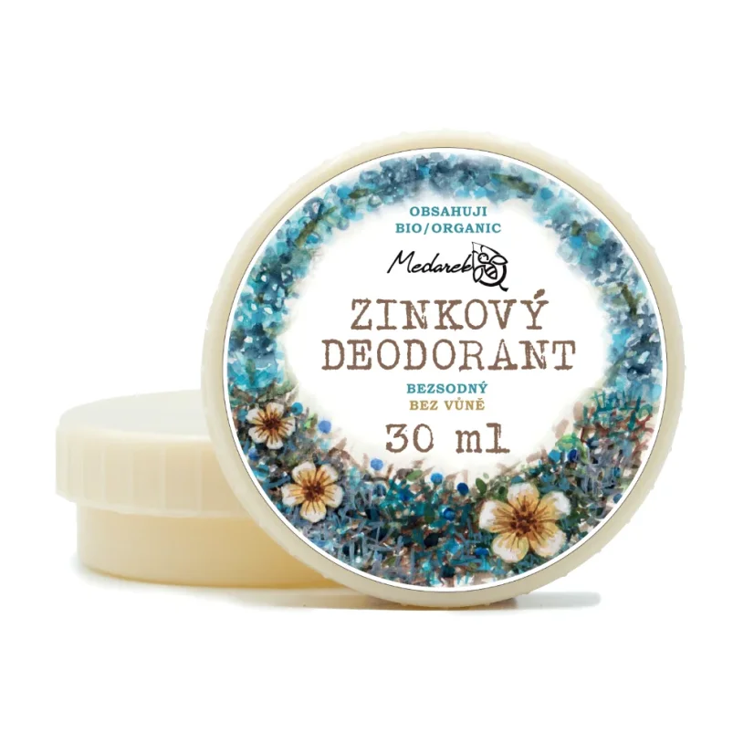 Zinkový dezodorant Medarek - Objem: 30 ml