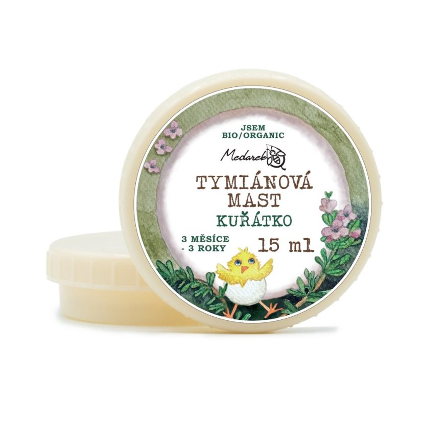 Tymiánová mast Kuřátko Medarek - Objem: 30 ml