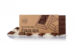Mléčná proteinová čokoláda, 85 g, NaturalProtein