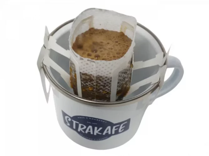 Pražená mletá porcovaná káva Čundrkafe, Strakafe