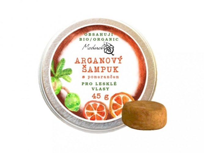 arganový šampuk s pomerančem Medarek