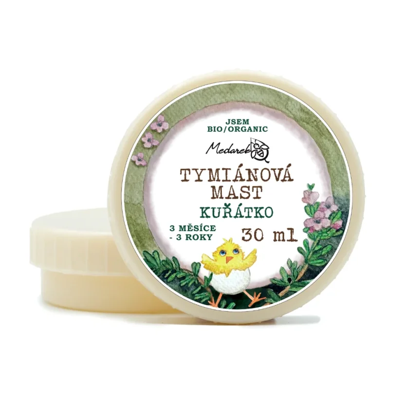 Tymiánová mast Kuřátko Medarek - Objem: 30 ml