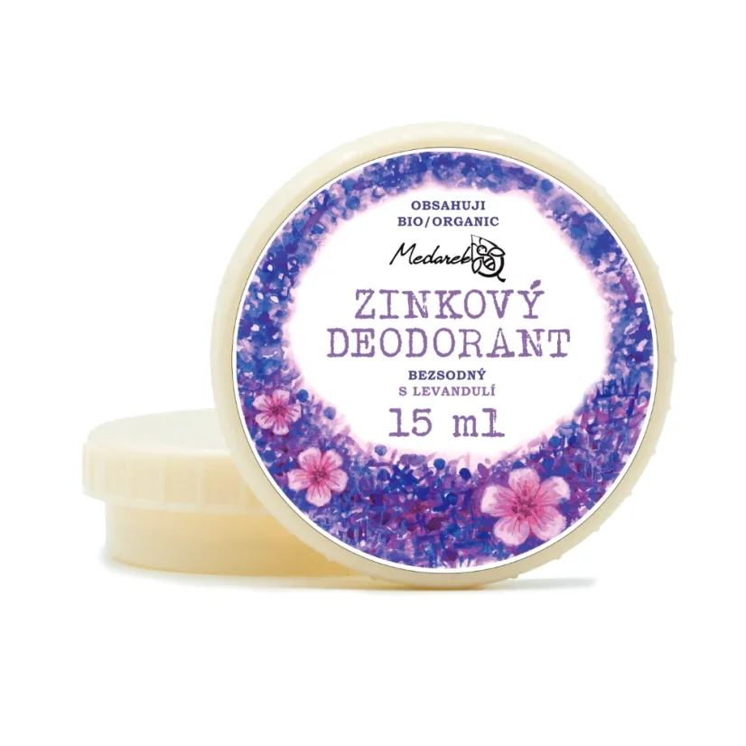 Zinkový deodorant s levandulí Medarek - Objem: 30 ml