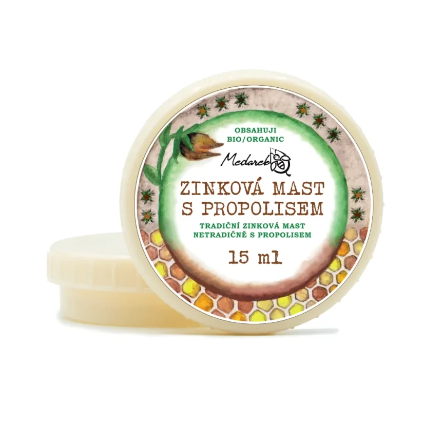 Zinková mast s propolisem Medarek - Objem: 50 ml