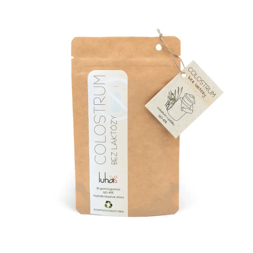 Colostrum bez laktózy, IgG 40%, 30 gramů