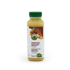 Probiotický fermentovaný nápoj na podporu správné funkce střev - zázvor, rakytník, med