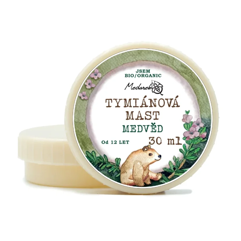 Tymiánová mast Medvěd Medarek - Objem: 30 ml