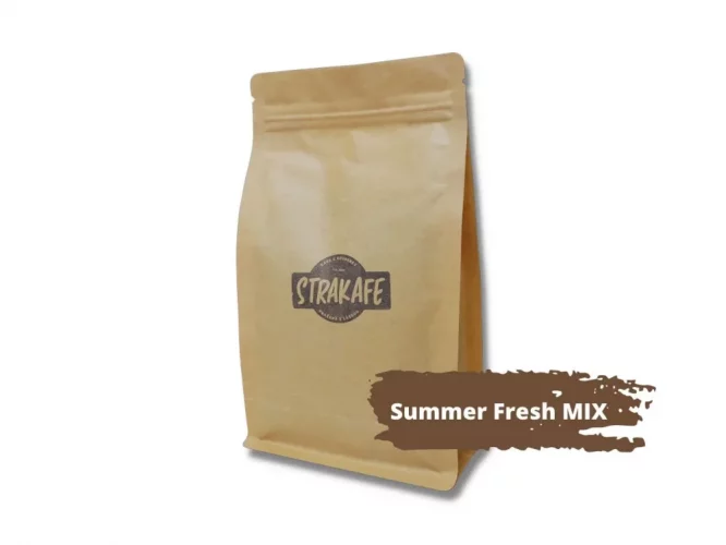 Zrnková káva směs Summer Fresh MIX, Strakafe