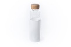 Láhev z borosilikátového skla, bílá, 600 ml, MojeLuha