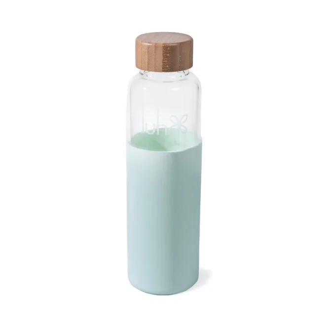 Borosilikátová skleněná láhev, LUHA, objem 600 ml - Barva: bílá