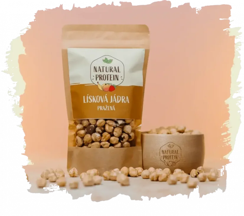 NaturalProtein Lísková jádra pražená, 250 g