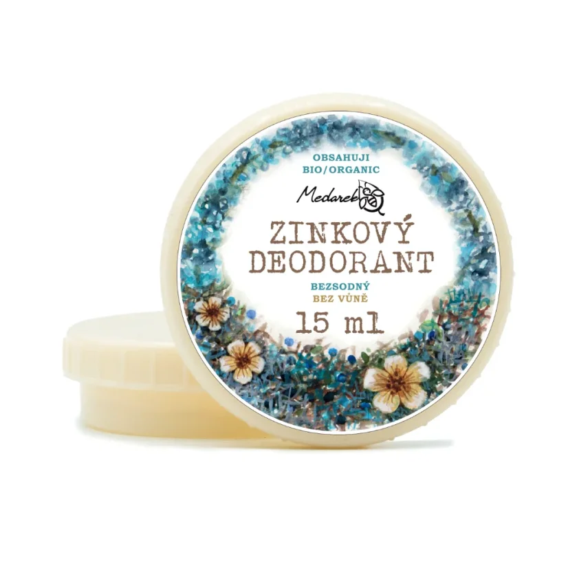 Zinkový dezodorant Medarek - Objem: 30 ml